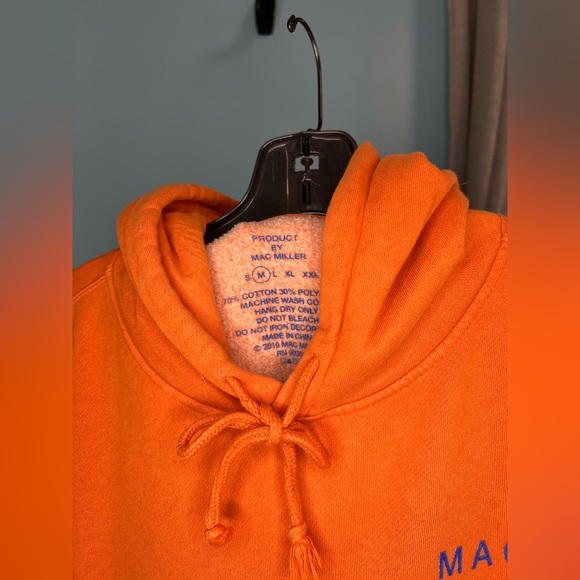 Mac Miller Circles Orange Hoodie - Picture 4 of 4